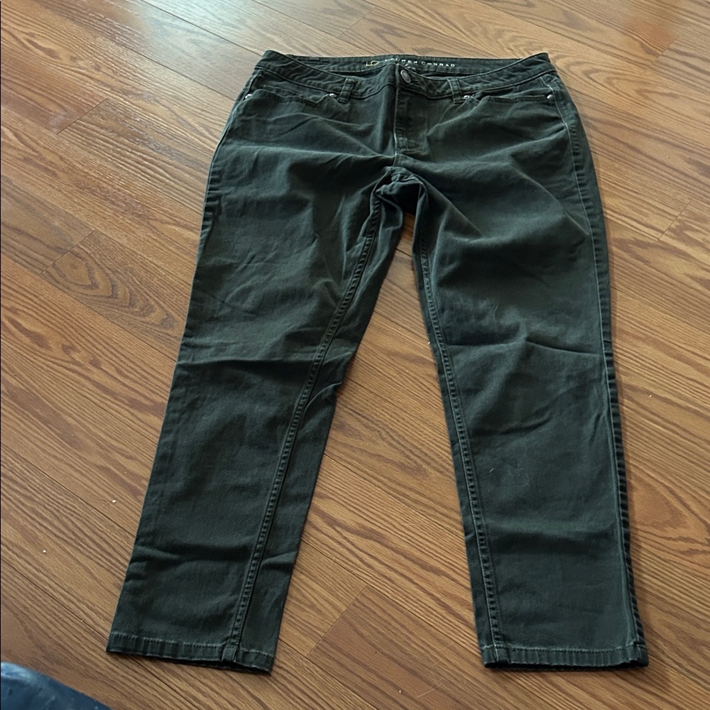 LC Lauren Conrad Olive Green Jeans
